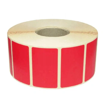 Etykiety termiczne Specmark 50 x 30 mm 2000 szt. / papierowe / czerwone / gilza fi40