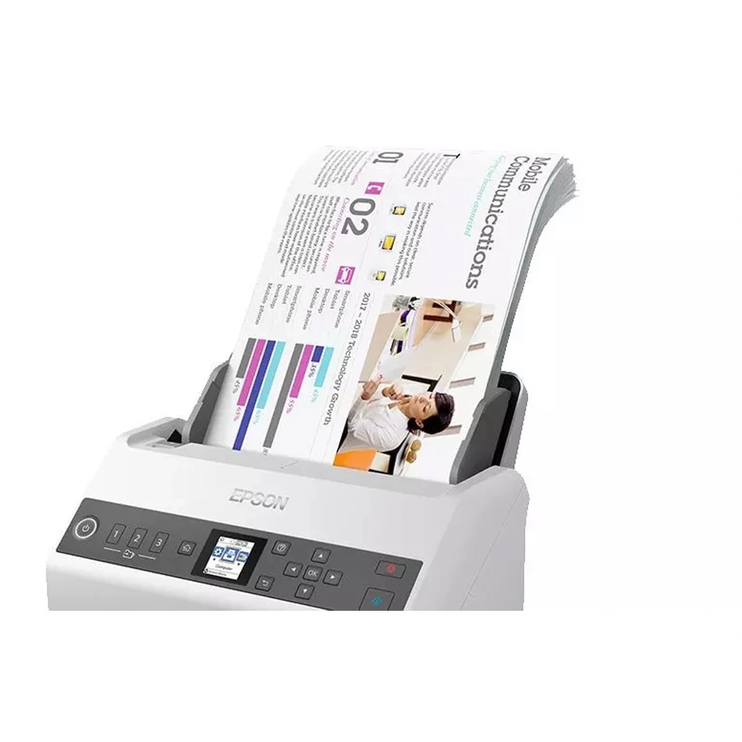 Skaner dokumentów Epson DS-730N / 40 str./min / ADF 100 ark. / duplex / USB / Ethernet
