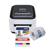 Drukarka etykiet Brother VC-500W ZINK 313 dpi / do 50 mm / PC / Mac / USB / Wi-Fi / AirPrint / z dodatkową taśmą w zestawie